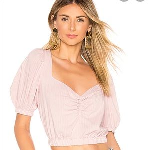 Pink Cropped Blouse